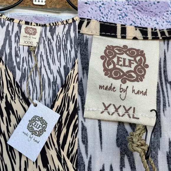 BALI ELF  Set Sail Puff Sleeve Wrap Dress XXXL - Picture 16 of 17